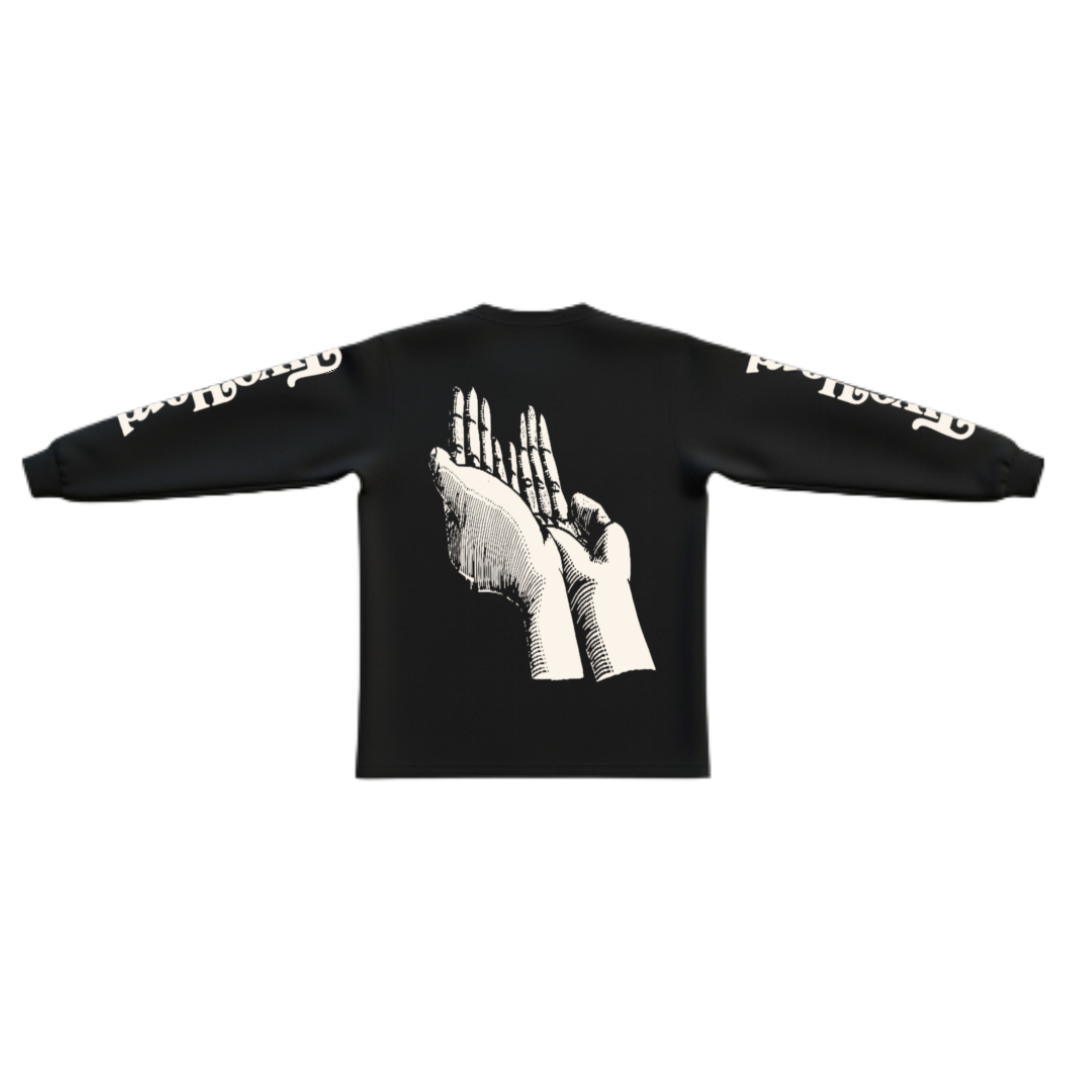 Mains Sacrees (Sacred Hands) long sleeve Tee